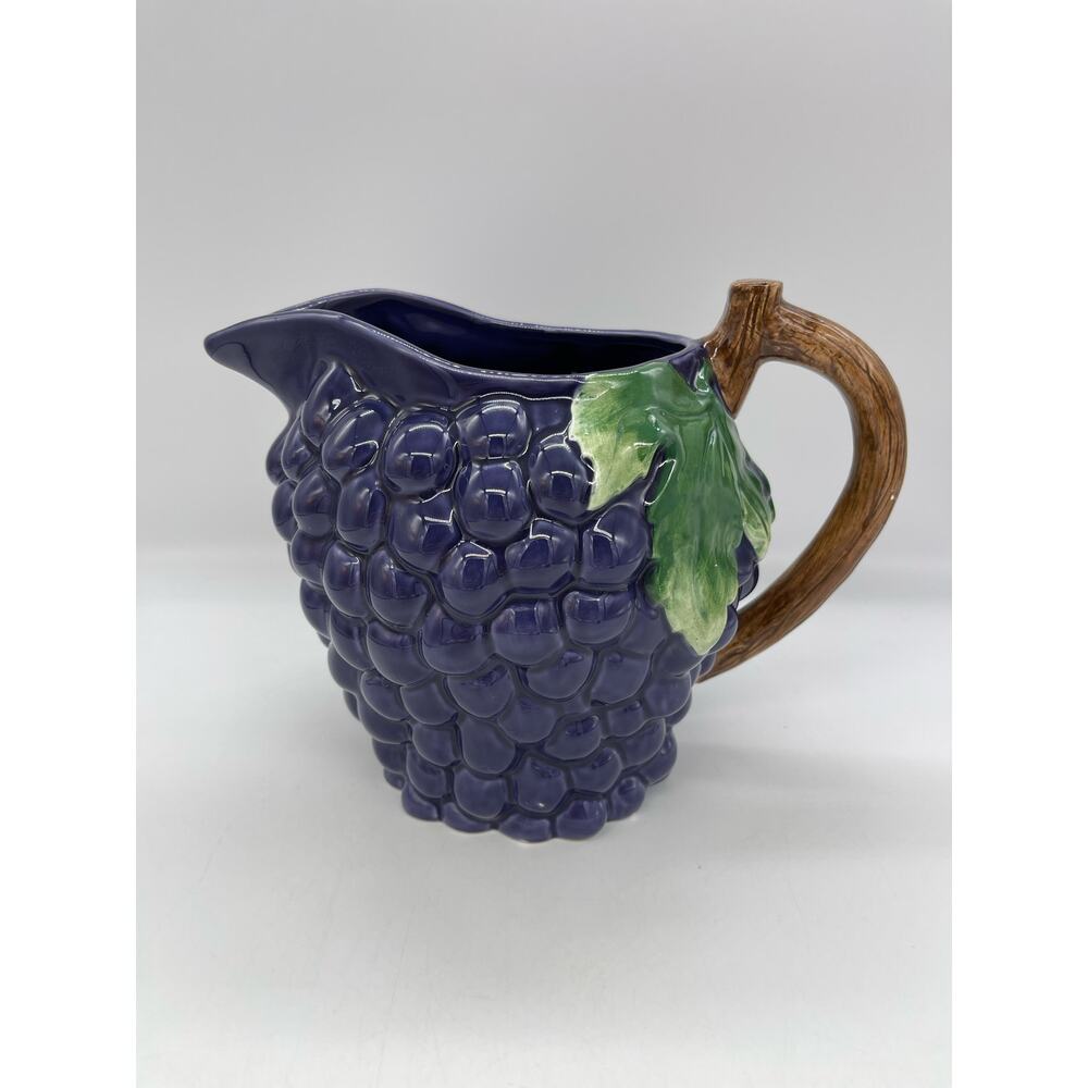Garden Ridge Grapes Pitcher - Picture 2 of 6